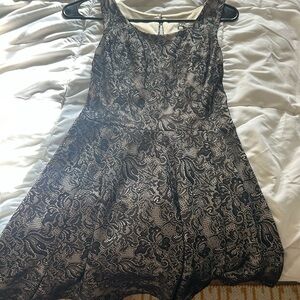 Elegant Black Lace Dress
